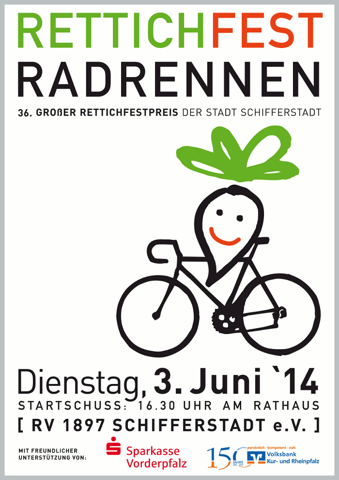 Plakat Radrennen 2014