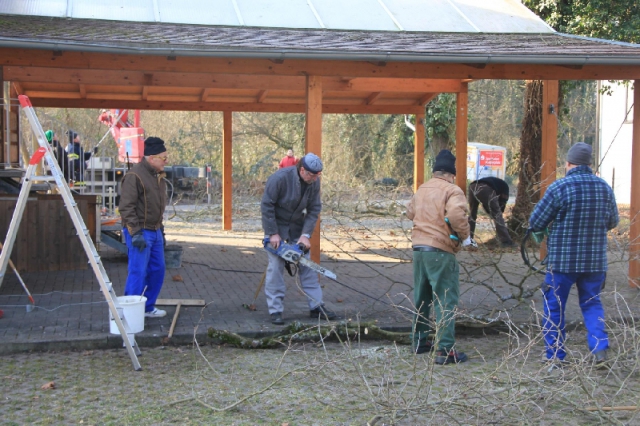 Arbeitseinsatz rund um das Vereinsheim am 7. Februar 2015_5