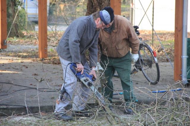 Arbeitseinsatz rund um das Vereinsheim am 7. Februar 2015_6